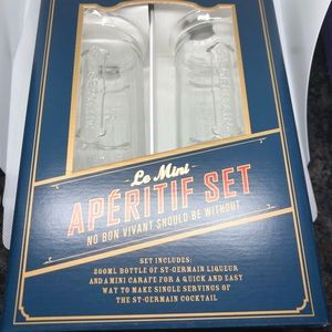 2 Le mini carafe pitcher st germain Glasses